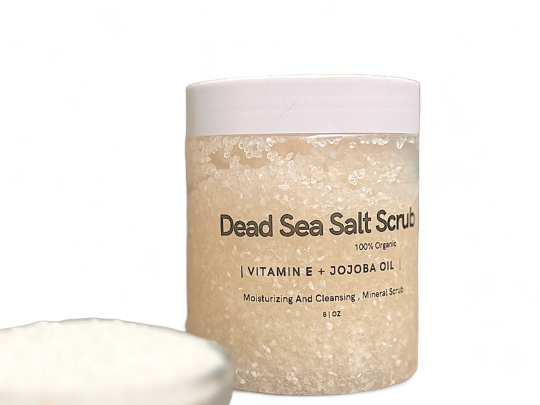 Dead Sea Salt Scrub | Vitamin E + Jojoba Oil