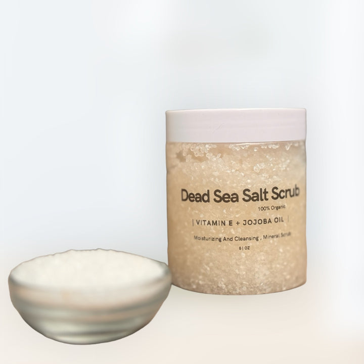 Dead Sea Salt Scrub | Vitamin E + Jojoba Oil