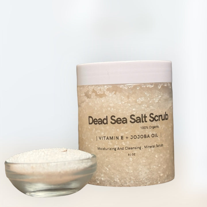 Dead Sea Salt Scrub | Vitamin E + Jojoba Oil