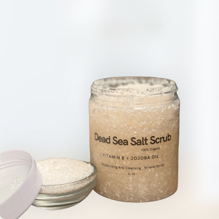 Dead Sea Salt Scrub | Vitamin E + Jojoba Oil