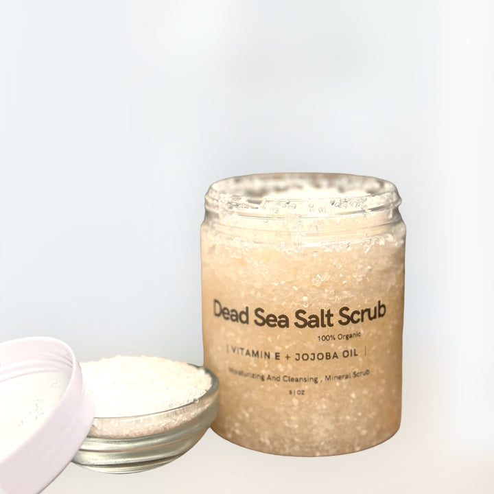 Dead Sea Salt Scrub | Vitamin E + Jojoba Oil