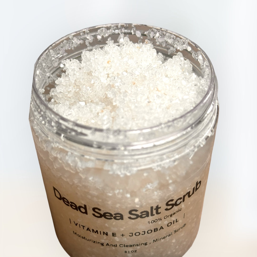 Dead Sea Salt Scrub | Vitamin E + Jojoba Oil